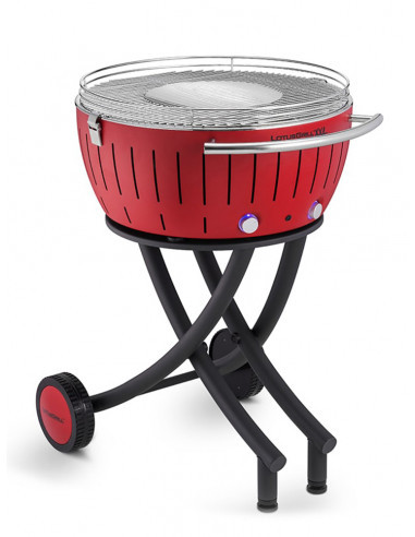 Charcoal Barbecue Lotusgrill XXL, Fire red